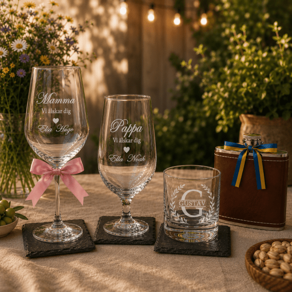 Graverade glas