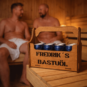 Öllåda 8-pack bastuöl med namn