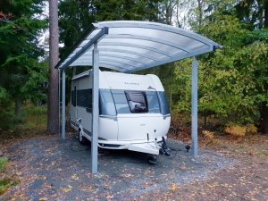 Carport Husvagn - varmförzinkad stål