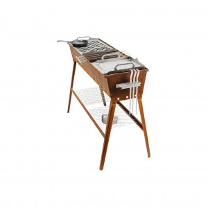 GrillSymbol kolgrill Naked Chef XL komplett set