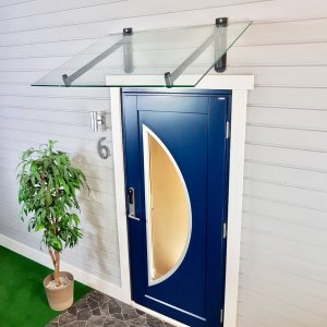 Glastak Brattön antracitgrå