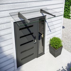 Glastak Vinga 160 cm Antracitgrå RAL 7016