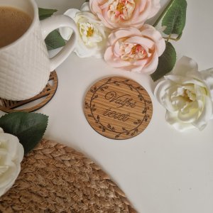 Glasunderlägg valfri text - gravyr