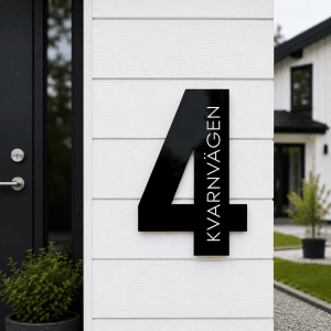Husnummer med adress