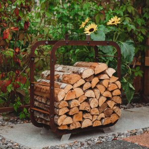 Vedkorg Leo 58x58 cm