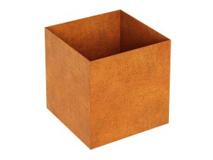 Kruka corten fyrkant 60x60 Höjd= 60 cm