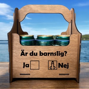 Öllåda 6-pack Är du barnslig?