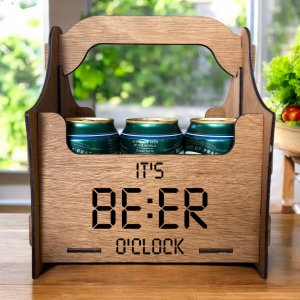 Öllåda 6-pack Its beer o´clock