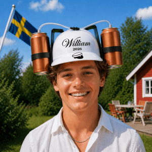 Personlig Ölhjälm – Student 2026 - studentpresent -