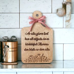 Bräda i trä - Mamma