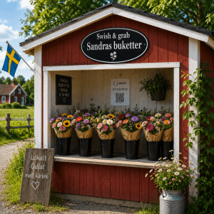 Skylt för Swish & Grab & gårdsförsäljning