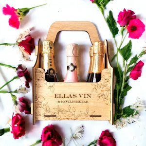 Vinlåda med valfri text