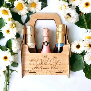 Vinlåda med valfri text 2