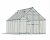 Växthus Balance i Polykarbonat 8,9 m² Silver - Canopia