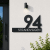 Husnummer med adress – Modern
