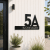 Husnummer med adress – Modern