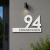 Husnummer med adress – Modern