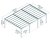 Canopia OSLO Carport i Metall Dubbel i Metall 6X9 m Svart