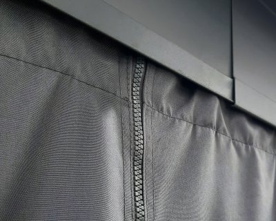 Canopia Sett med Gardiner for Dallas Gazebo 4,3x5