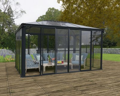Växthus Ledro Aluminium Orangeri 12.7 m² - Canopia