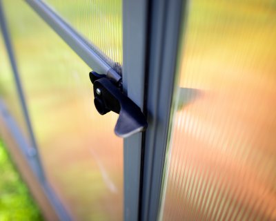 Växthus Mythos i Polykarbonat 3,4 m² MörkGrå - Canopia