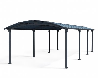 Arcadia Dubbel Carport i Metall 3,6 X 8,5 m - Canopia
