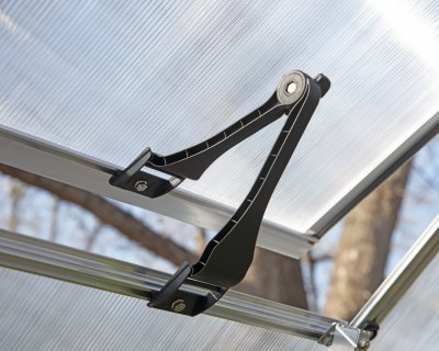 Växthus Essence i Polykarbonat 14,7 m² Silver - Canopia