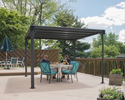 Paviljong Milano Hardtop 3 x 3 m - Canopia