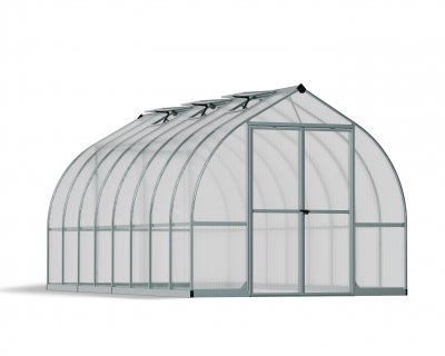 Växthus Bella i Polykarbonat 11,8 m² Silver - Canopia