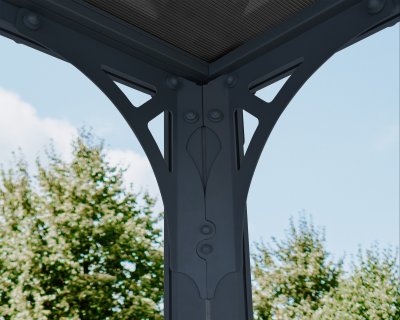 Paviljong Milano Hardtop 3 x 3 m - Canopia