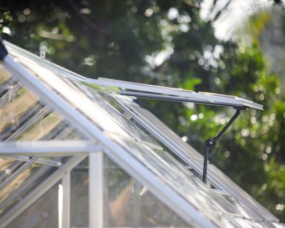 Växthus Harmony i Polykarbonat, Klart Som Glas 4,6 m² Silver - Canopia