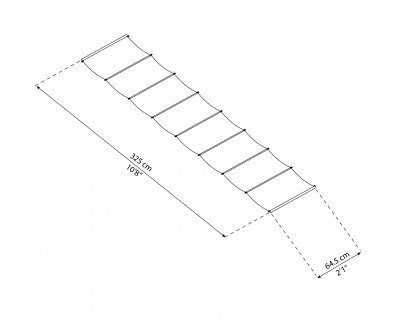 Altantak Stockholm skuggkit 3,4 X 9,5 m - Canopia