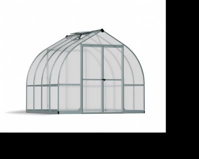 Växthus Bella i Polykarbonat 6 m² Silver - Canopia