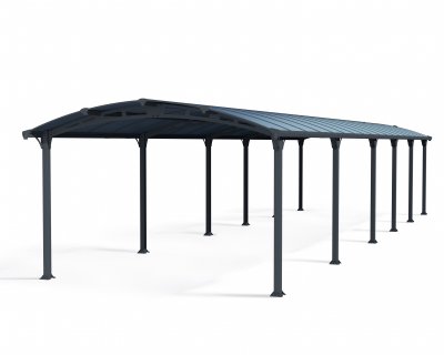 Arcadia Dubbel Carport i Metall 3,6 X 13 m - Canopia