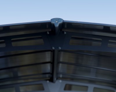 Carport i Metall För Husbil 3,59 X 10,8 m