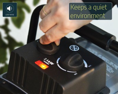 2400W Bärbar Elektrisk Växthusvärmare Med Fläkt Och Digital Styrning - Canopia