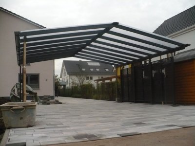 Carport Sadeltak S01