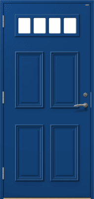 Ytterdörr Beverly 6304 blå