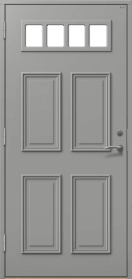 Ytterdörr Beverly 6304 grå