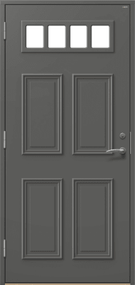 Ytterdörr Beverly 6304 mörkgrå