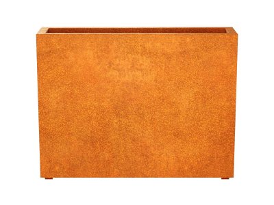 Blomlåda cortén rektangulär 120x30 H=90 cm - Gotflex