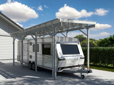 Carport Husvagn Trä