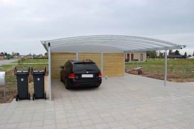 Carport Båge 02 Stål Förråd