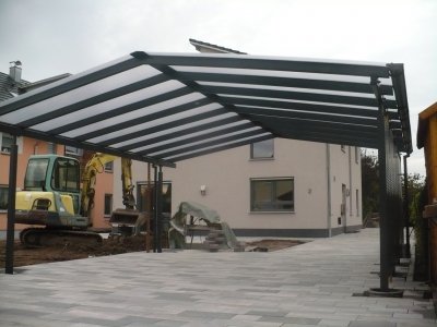 Carport Sadeltak S02
