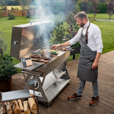 GrillSymbol kolgrill Chef XXL Silver