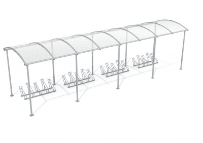 Cykelgarage 20 plaster