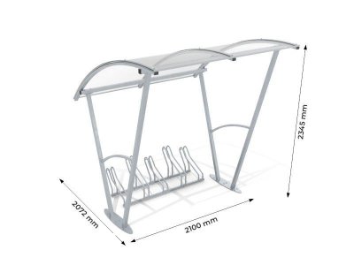 Cykelgarage 5 platser - Båge