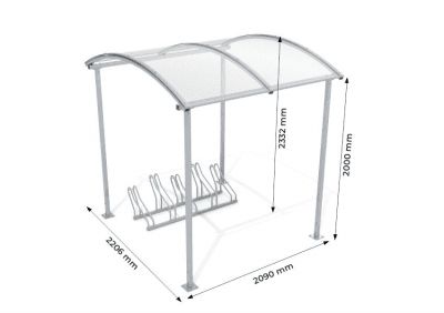 Cykelgarage 5 platser