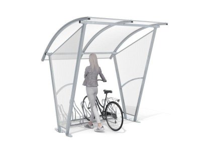 Cykelgarage 5 platser -Sidoväggar - Båge