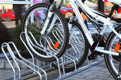 Cykelgarage 30 platser - Sidoväggar - Cykelställ - Desgin 30